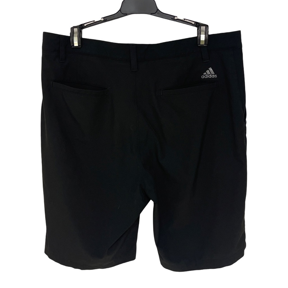 Adidas Flat Front Performance Short Men's Black 34 - Picture 2 of 7